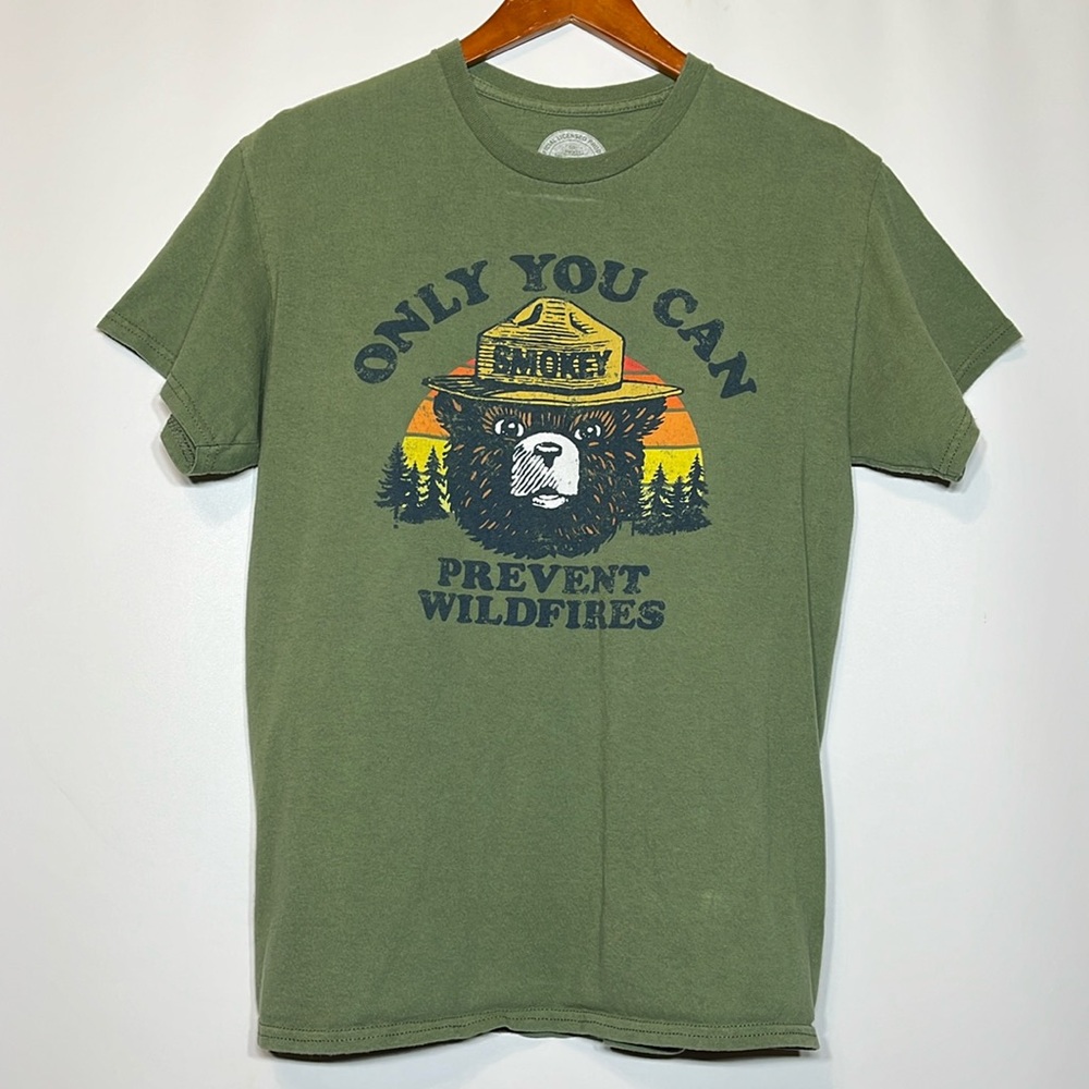Men’s smoky the bear only you can prevent wildfires